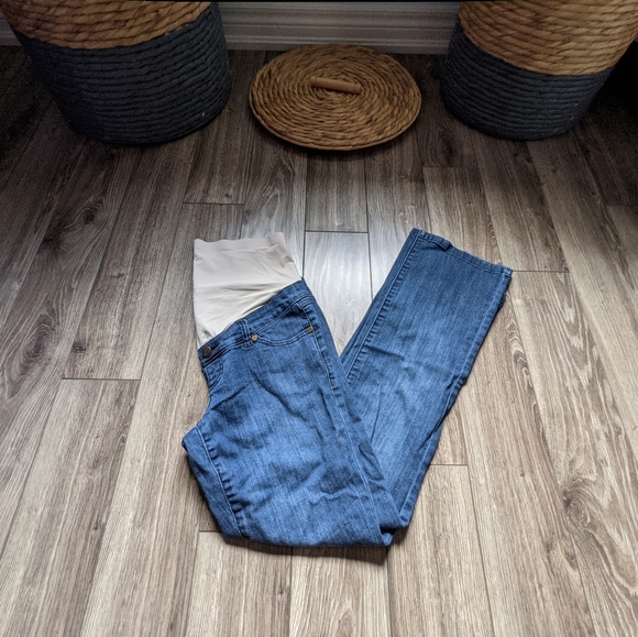 Used Maternity (S) - THYME Straight Leg Jeans - Picture 2 of 5
